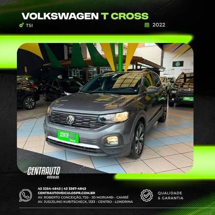 VOLKSWAGEN T-CROSS 1.0 200 TSI TOTAL FLEX AUTOMÁTICO VOLKSWAGEN T-CROSS 1.0 200 TSI TOTAL FLEX AUTOMÁTICO